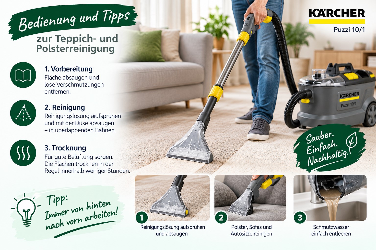 Teppichreiniger mieten in Dresden & Umgebung